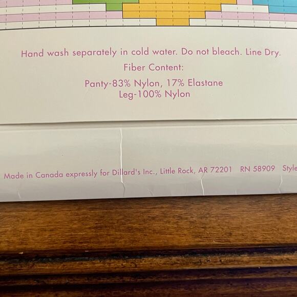 Preston & York Pantyhose Sheer Control Top Size: Medium, Color: Silver - Picture 8 of 10